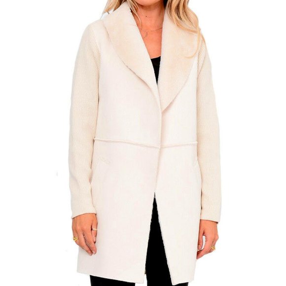 Love Token Valerie Open Front Jacket IVORY - LT75-59